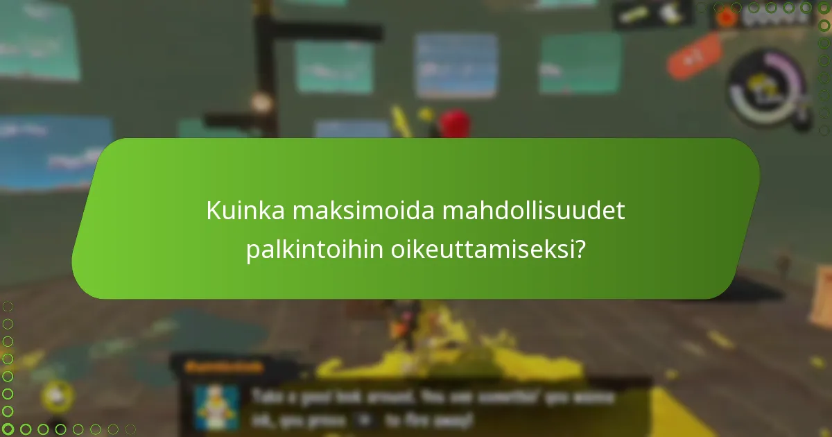 Mitkä ovat tapahtumapalkintoihin oikeuttamisen rajoitukset?