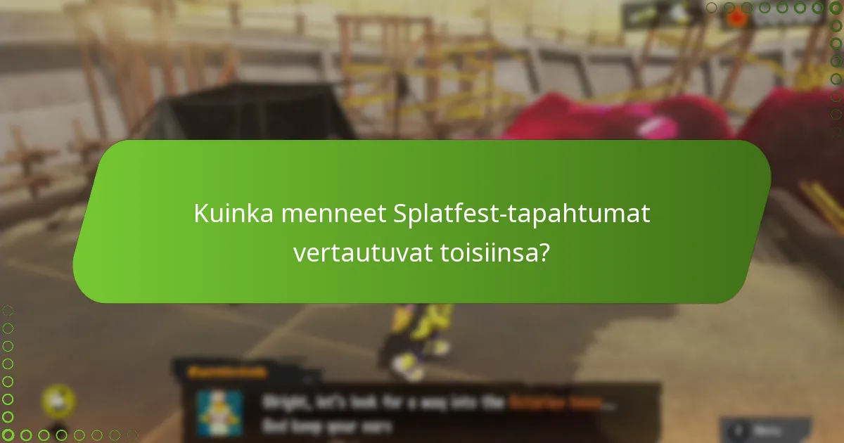 Millaisia palkintoja pelaajat voivat ansaita Splatfest-tapahtumista?