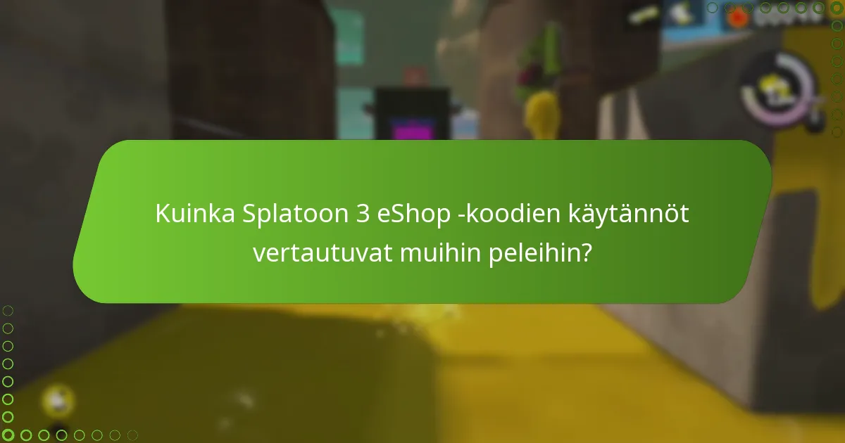 Kuinka voit uusia tai pidentää Splatoon 3 eShop -koodien voimassaoloa?
