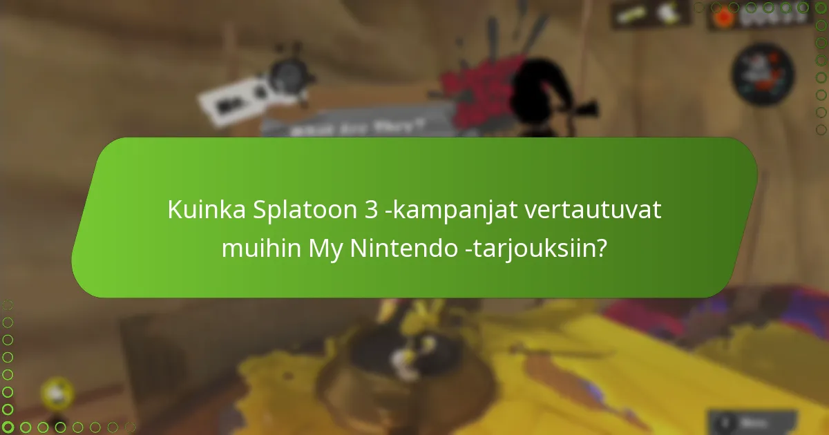 Kuinka lunastan My Nintendo -palkintoni Splatoon 3:ssa?