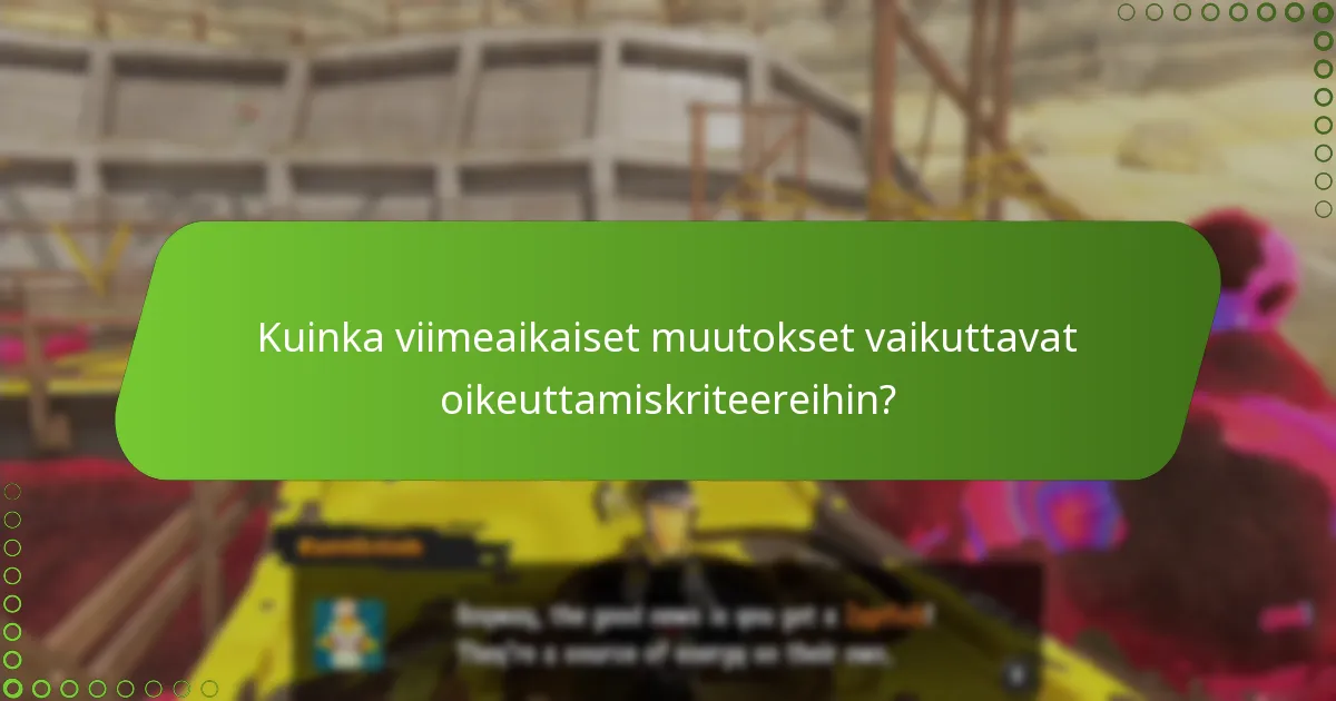 Mitkä poikkeukset ovat olemassa tapahtumapalkintoihin oikeuttamisessa?