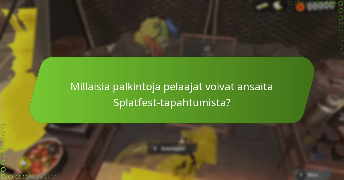 Kuinka menneet Splatfest-tapahtumat vertautuvat toisiinsa?