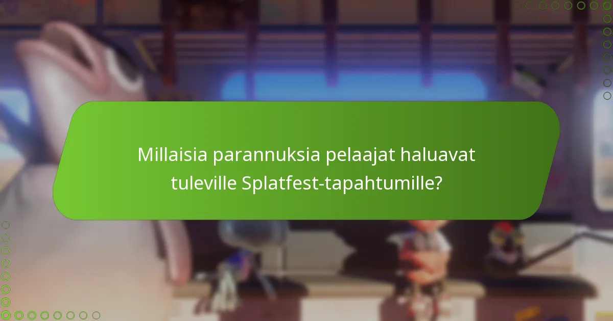Kuinka pelaajat voivat lunastaa palkintoja Splatfestistä?