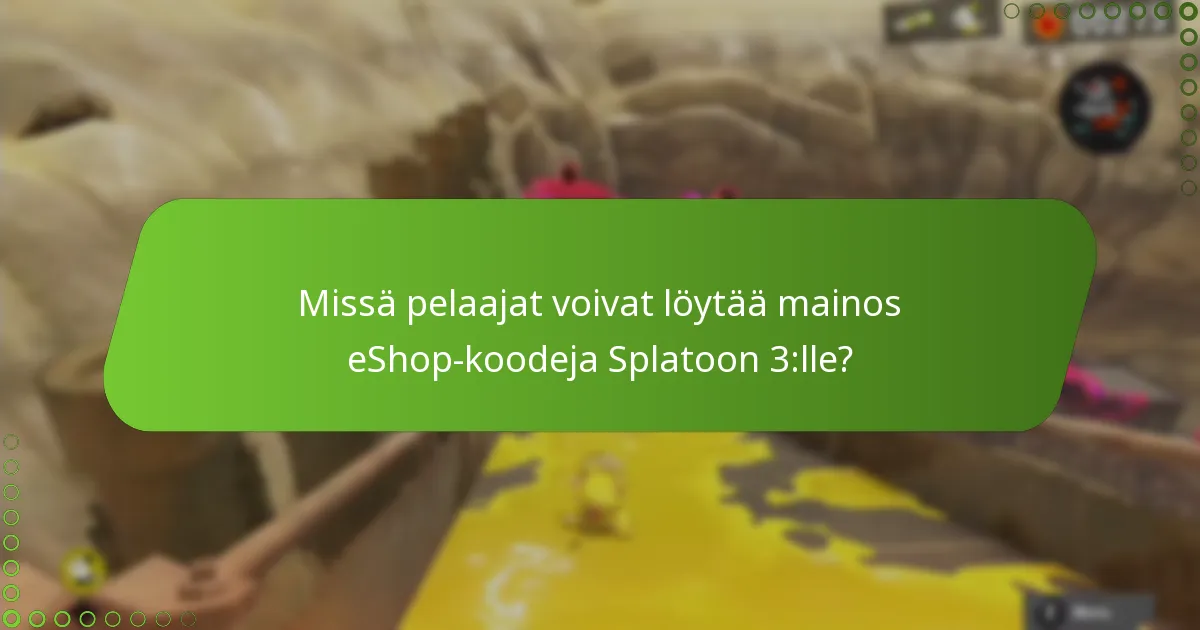 Kuinka nykyiset eShop-koodit vertautuvat aikaisempiin?