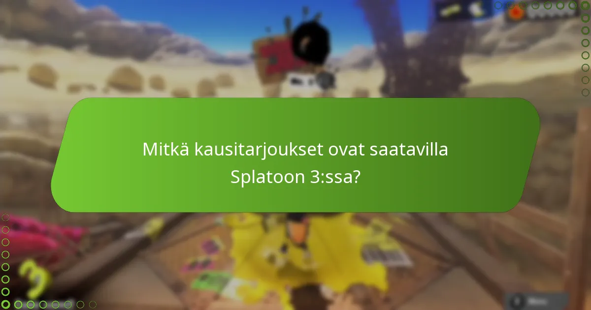 Kuinka Splatoon 3 -kampanjat vertautuvat muihin My Nintendo -tarjouksiin?