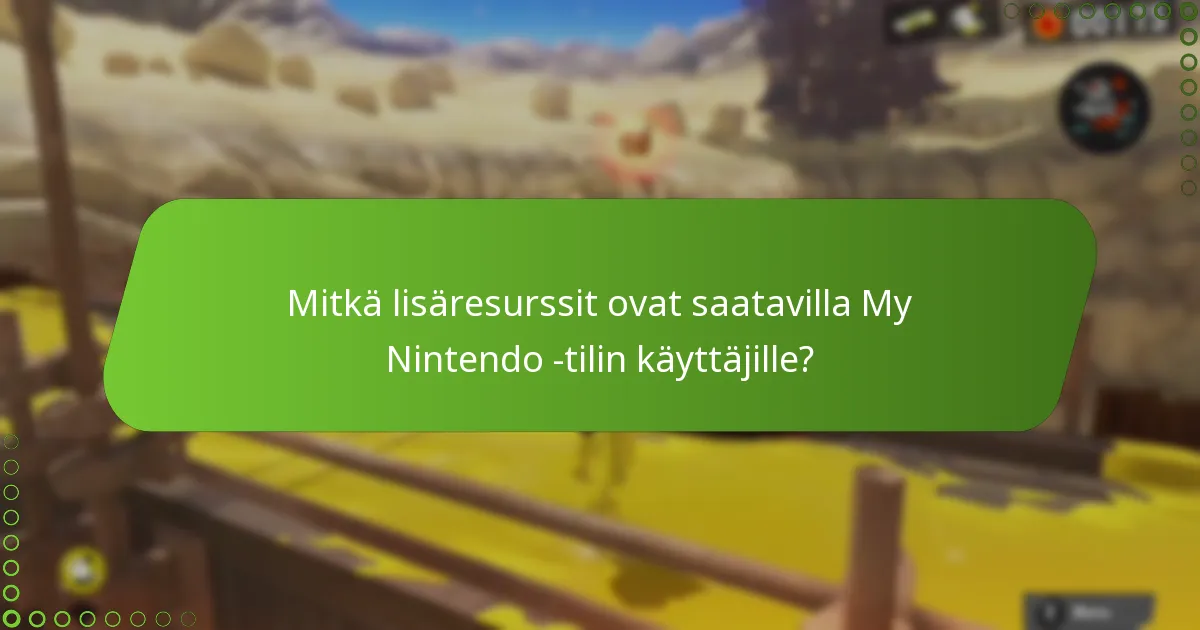 Kuinka My Nintendo -tilin yhdistäminen Splatoon 3:een vertautuu muihin Nintendo-peleihin?