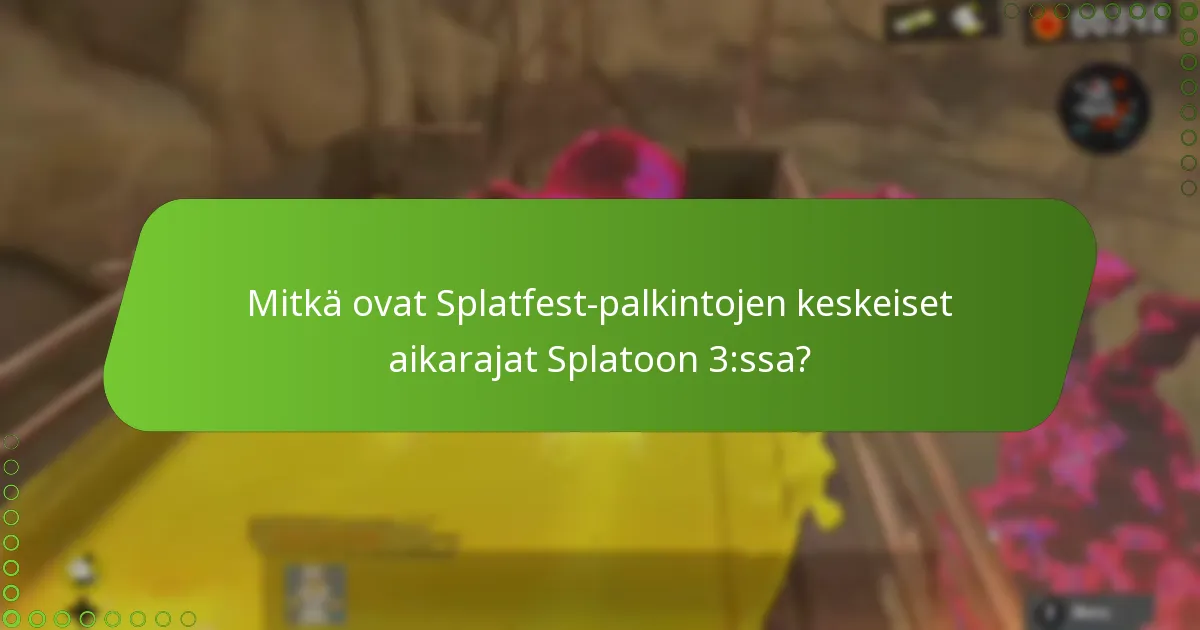 Mitkä ovat yleiset ongelmat Splatfest-palkintojen jakamisessa?